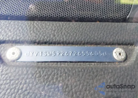 2007 Volvo V70 2.5T z USA, uszkodzony, nr VIN YV1SW592672655605